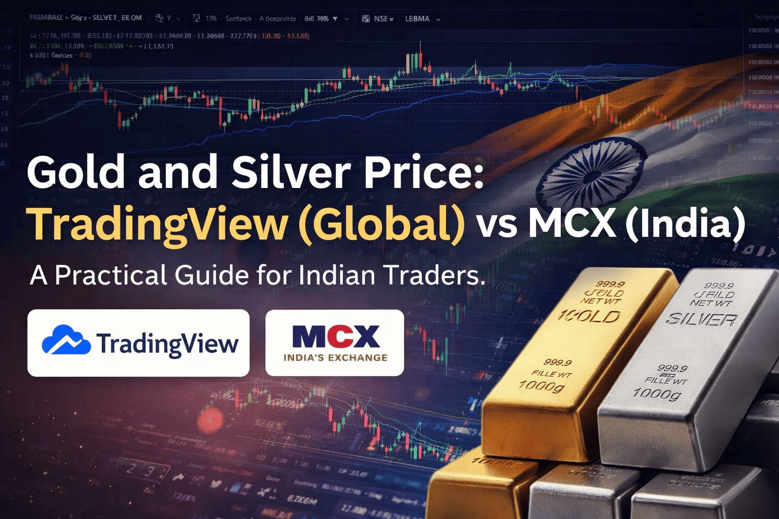 MCX gold and silver price today