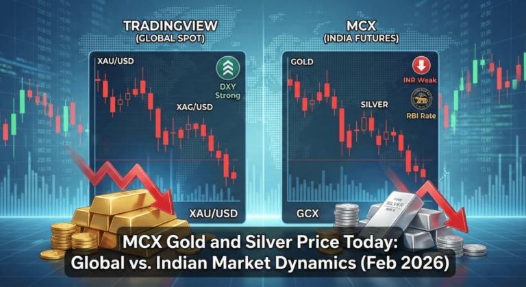 MCX gold and silver price today