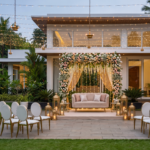 Intimate Malabar Muslim wedding setup showing a smaller, budget-friendly celebration