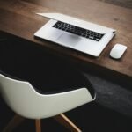 Clean minimalist workspace