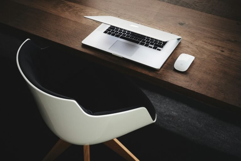Clean minimalist workspace