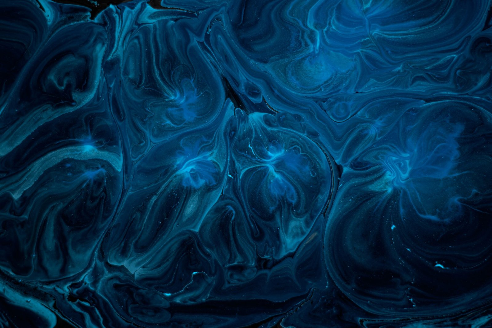 blue abstract waves